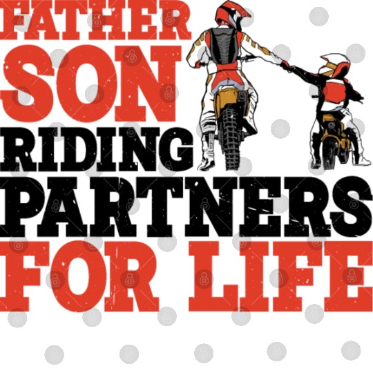Father Son, Riding Partners For Life 3 Digital Files