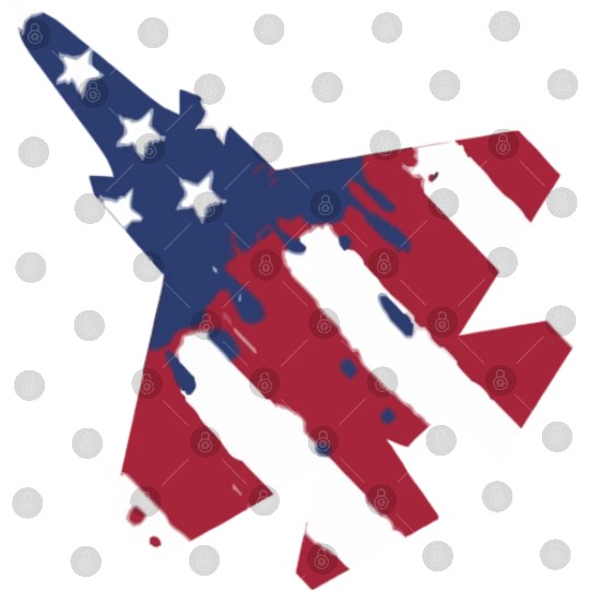 F-35 Lightning Military American Painted Flag Jet Digital Files