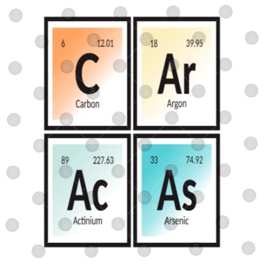 Caracas | Periodic Table of Elements Digital Files