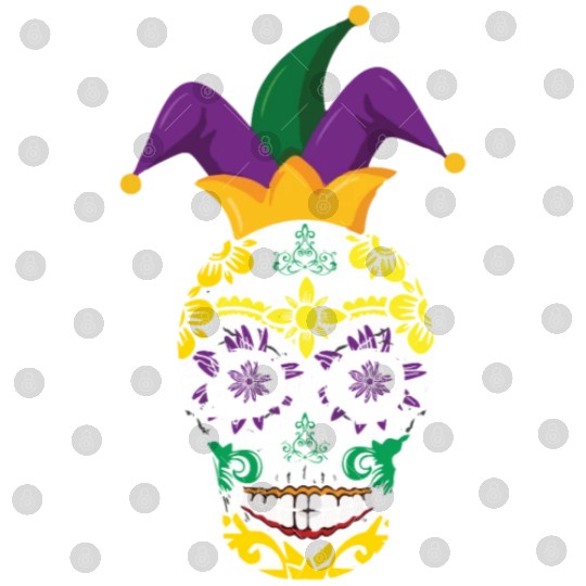 Bone Skeleton Festival Parade Beads Mardi Gras Digital Files