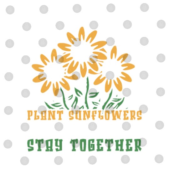 Sunflower Gardening Couple Digital Files