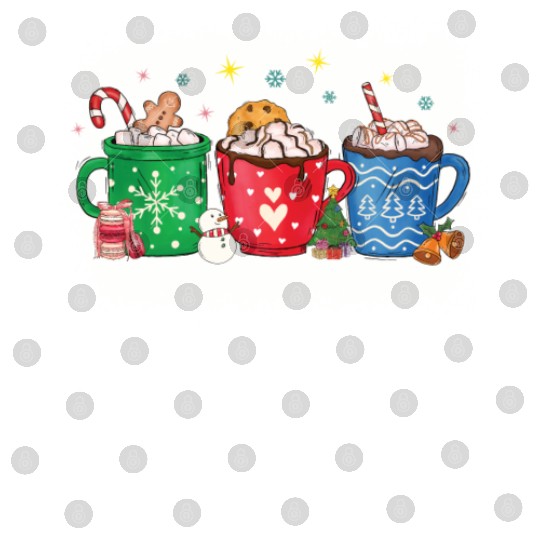 Christmas Hot Chocolate Peppermint Mocha Digital Files