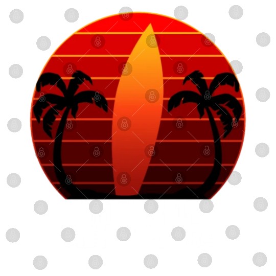 North Shore Hawaii Long Board Retro Surf Board Digital Files