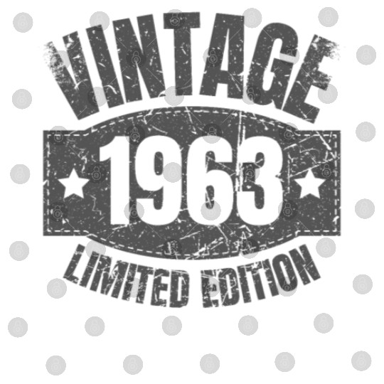 60 Years Vintage 1963 Retro 60th Birthday Digital Files