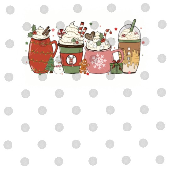 Christmas Hot Chocolate Peppermint Mocha Digital Files