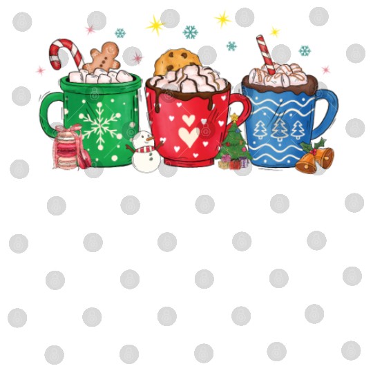 Christmas Hot Chocolate Cup Digital Files