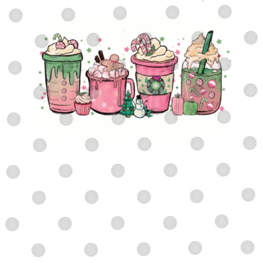 Hot Chocolate Cup Peppermint Mocha Digital Files