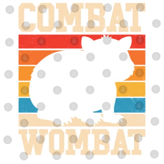 Combat Wombat For A Wombats Lover Digital Files