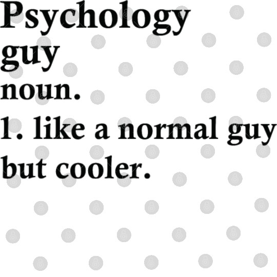 Psychology Guy Funny psychologist Definition Digital Files