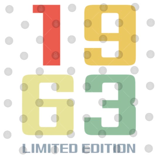 60 Years Vintage 1963 Retro 60th Birthday Digital Files