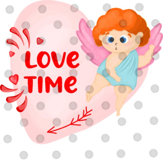Quote for valentine's day. Lovely cupids Digital Files