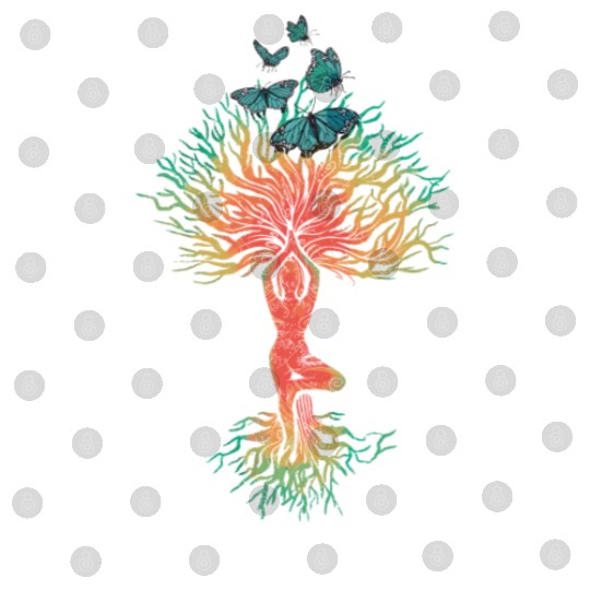 Butterfly Tree Beautiful Animal Butterflies Tree Digital Files