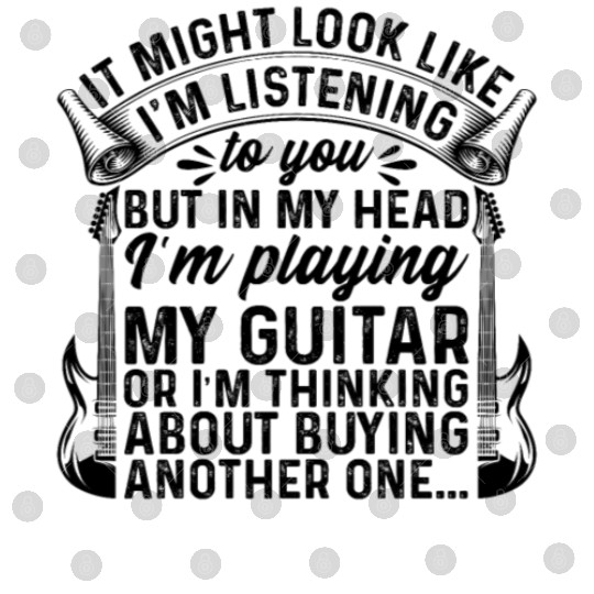 Guitar Player - But In My Head I'm Playing My Guit Digital Files