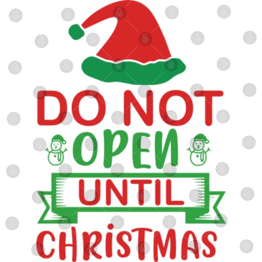Do not open until christmas Digital Files
