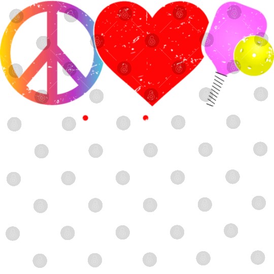 PEACE LOVE PICKLEBALL Digital Files