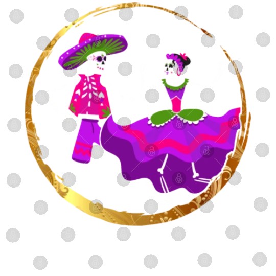 Dia De Los Muertos Digital Files, Ballet Folklorico Sugar