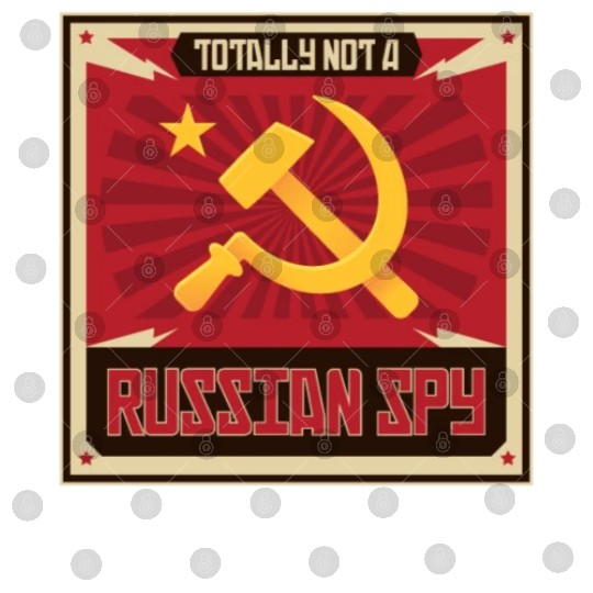 Funny Russian Spy USSR Soviet Union Russia Hammer Digital Files