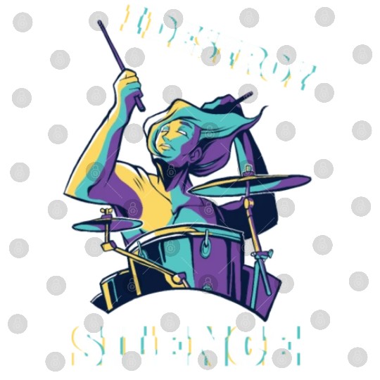 I Destroy Silence Drummer Band Music Beat Drum Digital Files