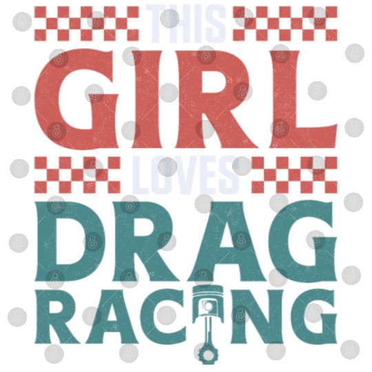 Drag Racing Race Car Girl This Digital Files