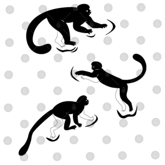 Chimpanzee Orangutan Monkeys - Climbing Monkeys Digital Files