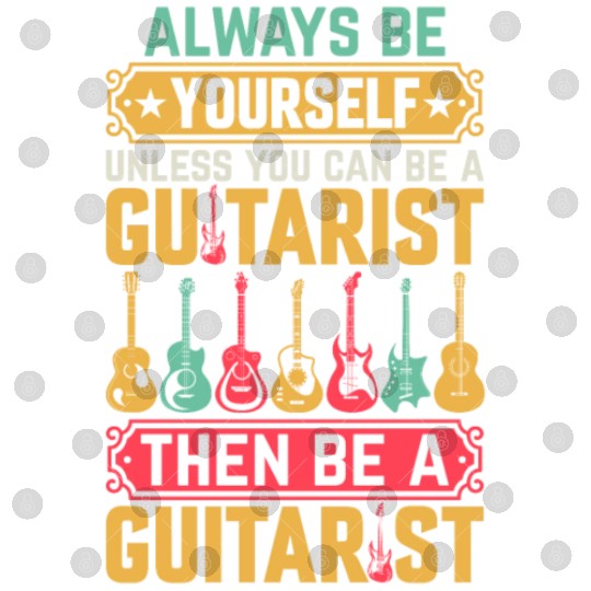 Musician Guitarist Funny Guitar Player Digital Files
