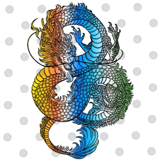 Japanese Dragon Vintage Demon Retro 102 Digital Files