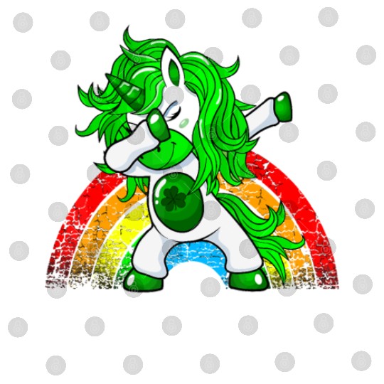 Im Magical Irish Dabbing Unicorn Toddler St Patric Digital Files