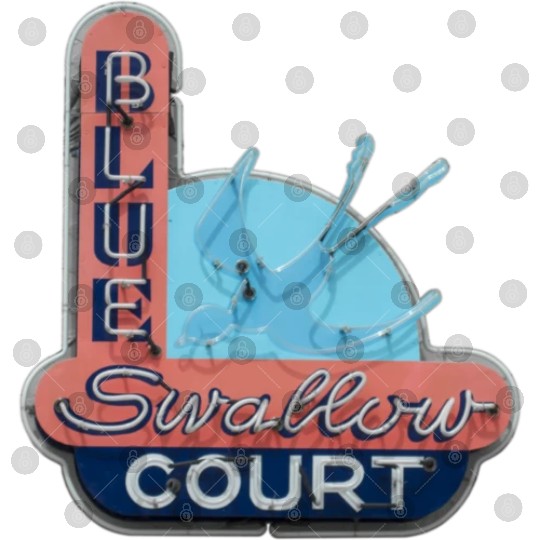 Blue Swallow Court Route 66 Tucumcari Digital Files