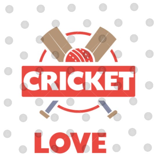 I Don't Like Cricket Oh No I Love It Cricketer Digital Files