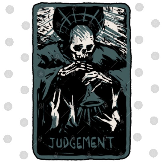Judgement Skeleton Skull Tarot Card Digital Files