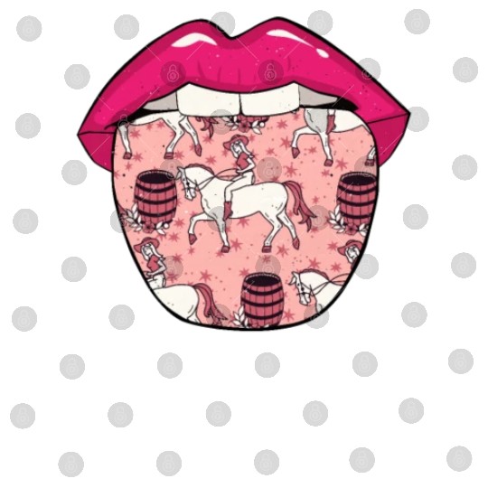 Horse Barrel Racing Tongue Digital Files