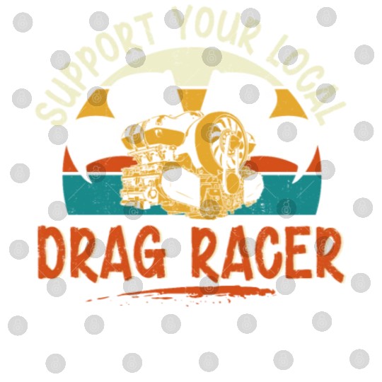 Drag Racing Race Car Retro Vintage Digital Files
