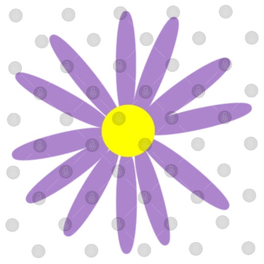 Lavender Daisy Digital Files