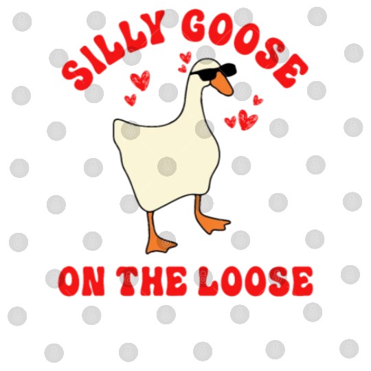 Silly Goose On The Loose Funny Digital Files