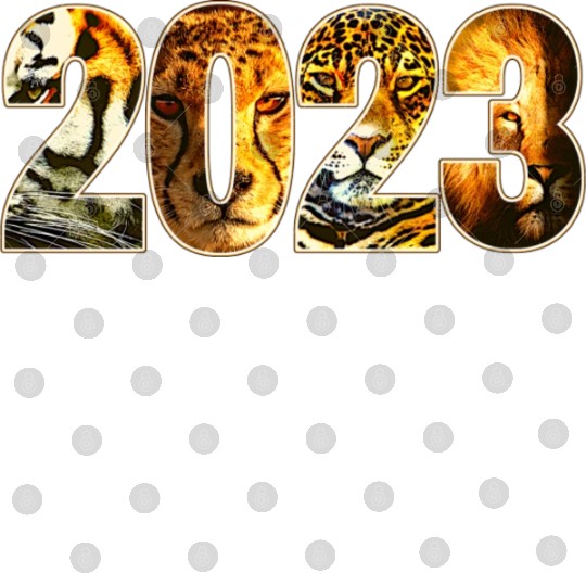 2023 WILD CAT DESIGN TIGER, CHEETAH, JAGUAR, LION Digital Files