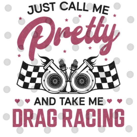Drag Racing Race Car Girl Just Digital Files
