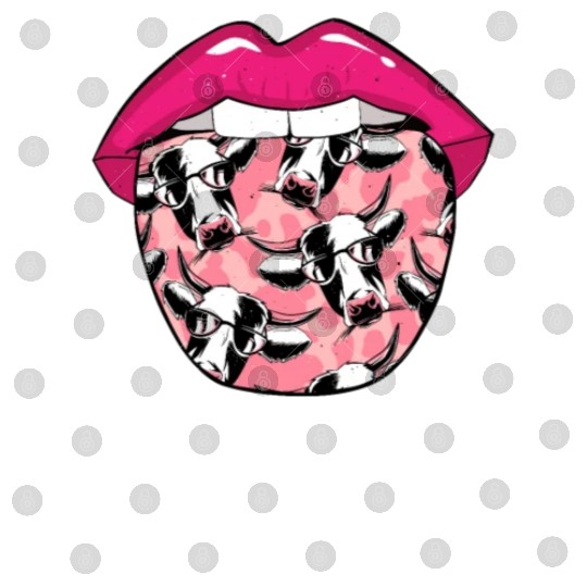 Cow Cattle Tongue Digital Files