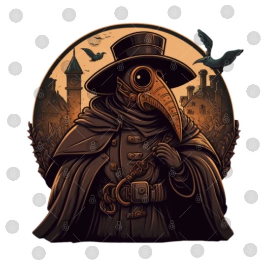 Plague Doctor With Suit and Mask Digital Files