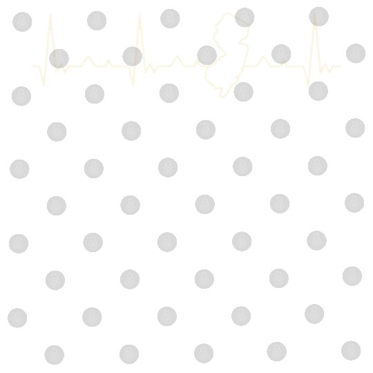 New Jersey State USA. Heart. Love. EKG. Pulse. Digital Files