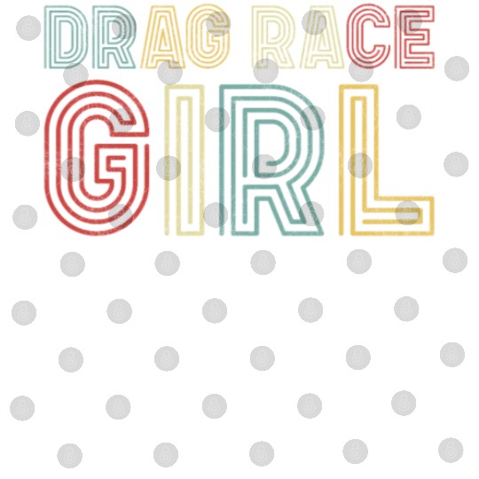 Drag Racing Race Car Girl Retro Digital Files