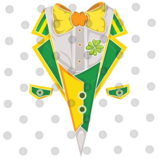 Tie Bow Saint Paddy Shamrock Saint Patrick Day Digital Files