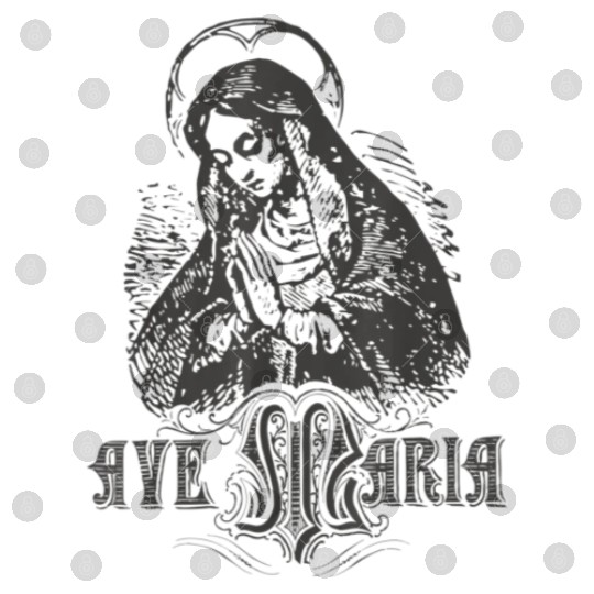 Ave Maria Schubert Latin Mass Blessed Mother Hail Digital Files