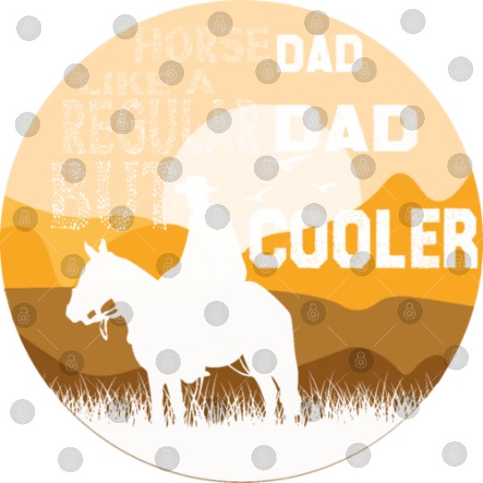 horse dad like a regular dad but cooler Digital Files