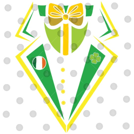 Funny Costume Saint Paddy Shamrock Saint Patricks Digital Files