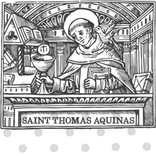 St Thomas Aquinas Patron Saint Students Catholic S Digital Files