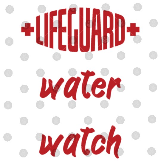 Lifeguard Walks On Water And On Watch Digital Files