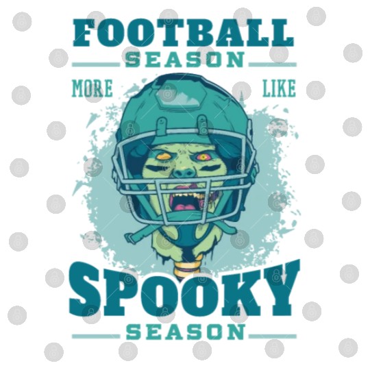 Football season spooky season zombie Football seas Digital Files