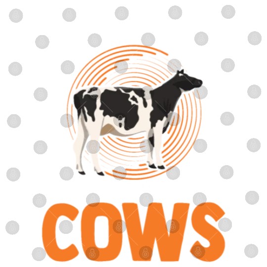 Cow Gift Farmer Cattle Breeder Cows Digital Files