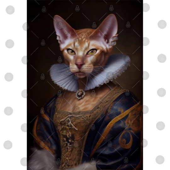 Havana Brown Cat Breed Portrait Royal Renaissance Digital Files