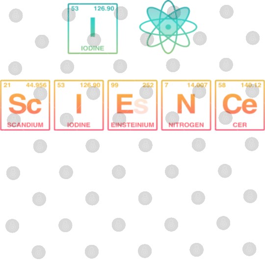 I LOVE SCIENCE - Periodic Table of Elements Digital Files